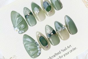 Soft Emerald Petals
